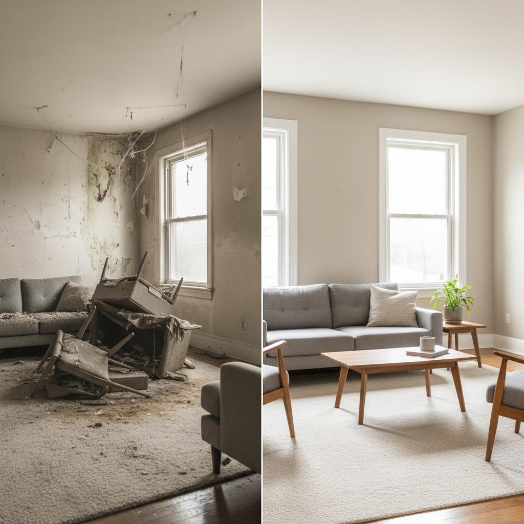 Debris removal and decluttering