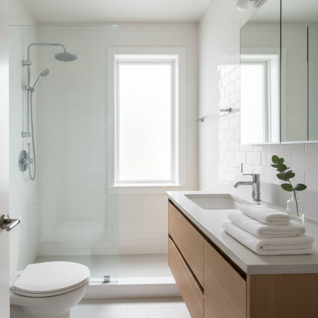 Kitchen and bathroom recovery before and after  -  bathroom mold remediation in Toronto