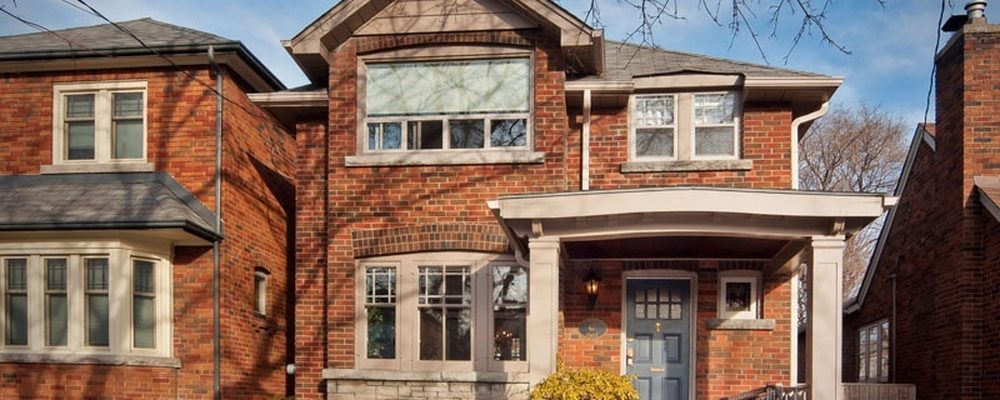 Heritage brick home in Mimico, Etobicoke near Lake Ontario
